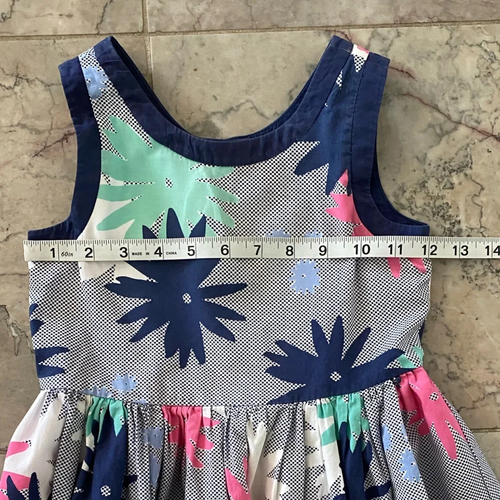 Gymboree Floral Kids Dress - Blue, Pink, White Size 5 Great Condition
